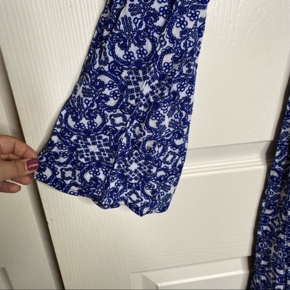 Lulus Mandala Daydream Blue Print Maxi Dress Size Small - Picture 5 of 13